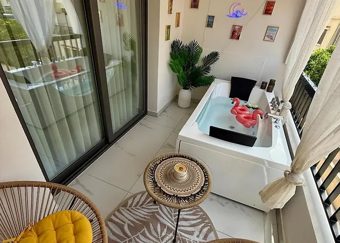 Colorful Vibes&jacuzzi Nights Sunny Escapes Cyprus